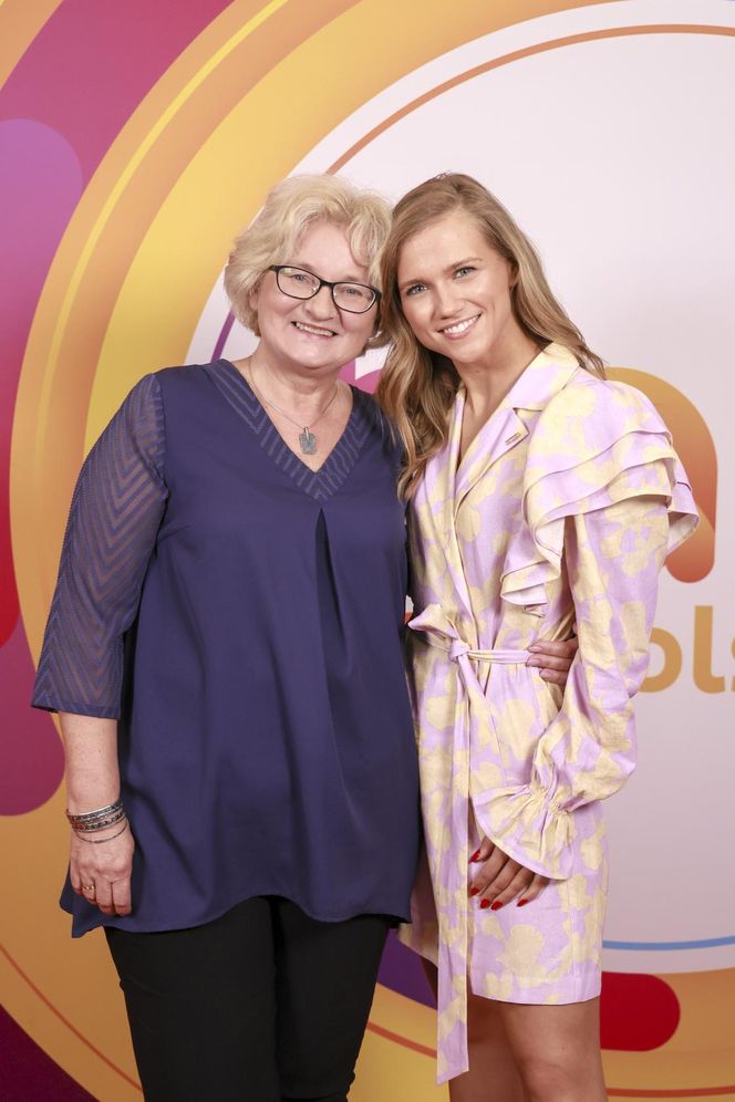  Agnieszka Kaczorowska z mamą w "Halo, tu Polsat"
