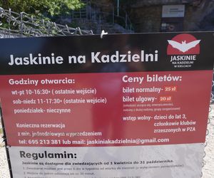 Jaskinie na Kadzielni w Kielcach