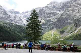 Śnieg w Tatrach w sierpniu