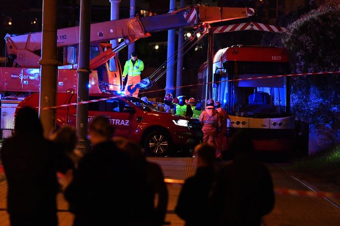 Wypadek na pętli tramwajowej w Gdańsku