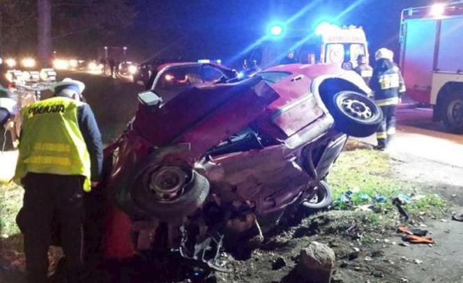 Wypadek w Piasecznie koło Tczewa