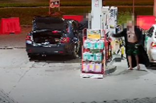 Pożar na stacji paliw