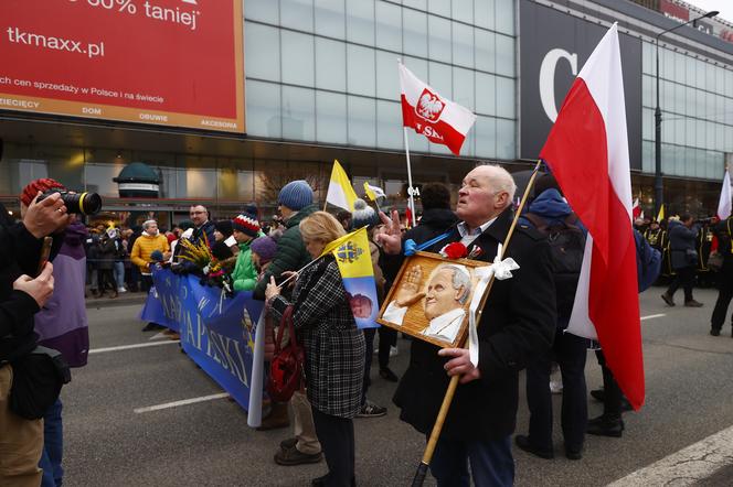 Narodowy Marsz Papieski w Warszawie