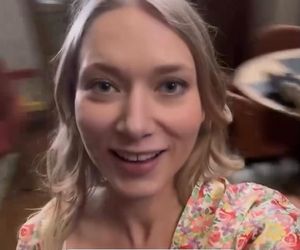 Na Wspólnej. Łucja Agier (Magdalena Kaczmarek) na planie