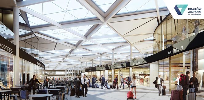 Wizualizacja rozbudowy lotniska w Krakowie