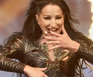 Justyna Steczkowska -  miny Justyny Steczkowskiej na Eurowizji