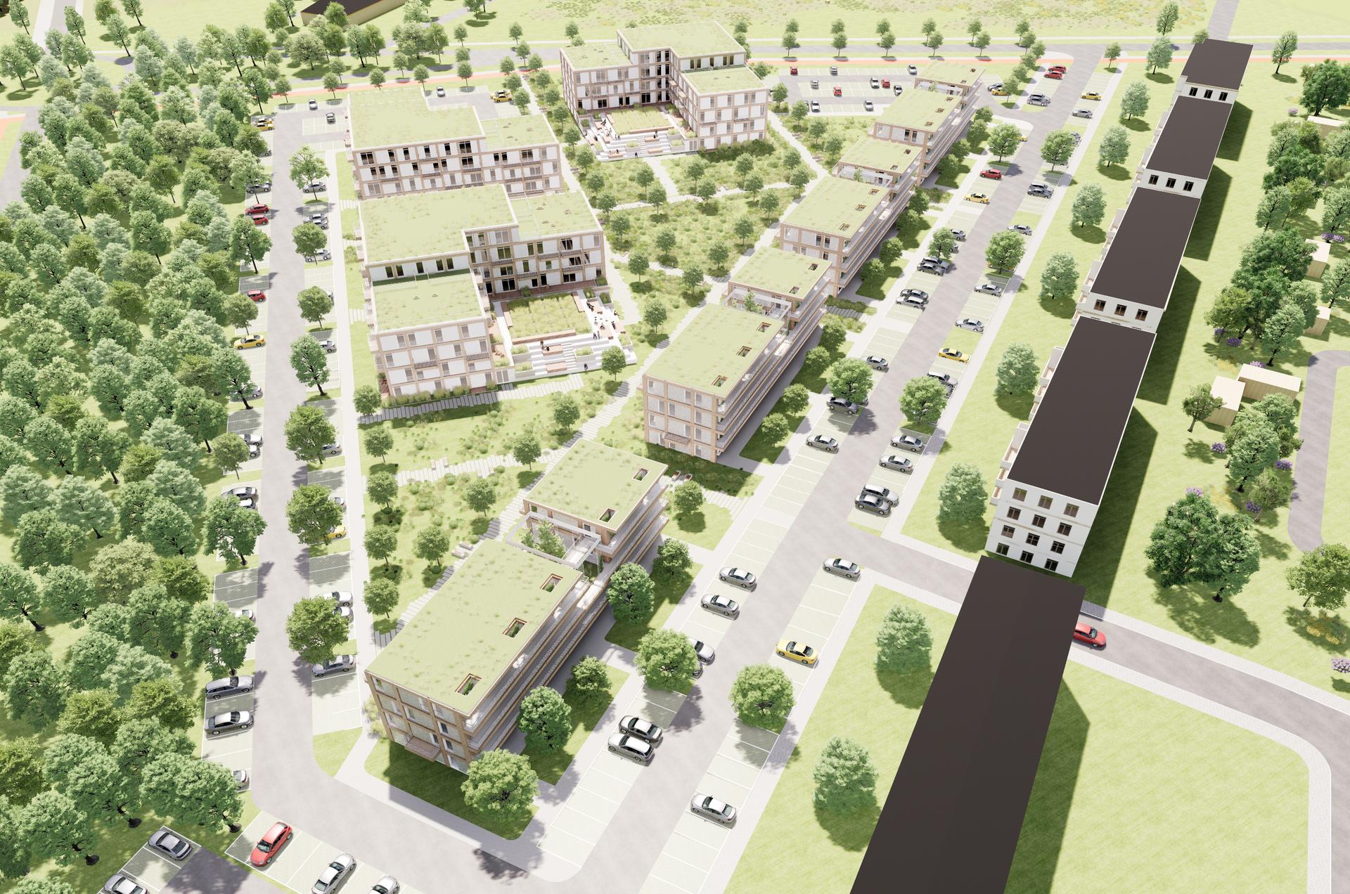 Osiedla TBS w Stargardzie według Urban Climate Architects 