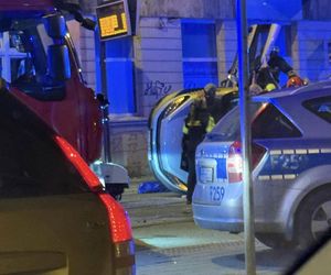  Łódź. Wypadek strażników miejskich. Staranował ich nietrzeźwy 30-latek [ZDJĘCIA]