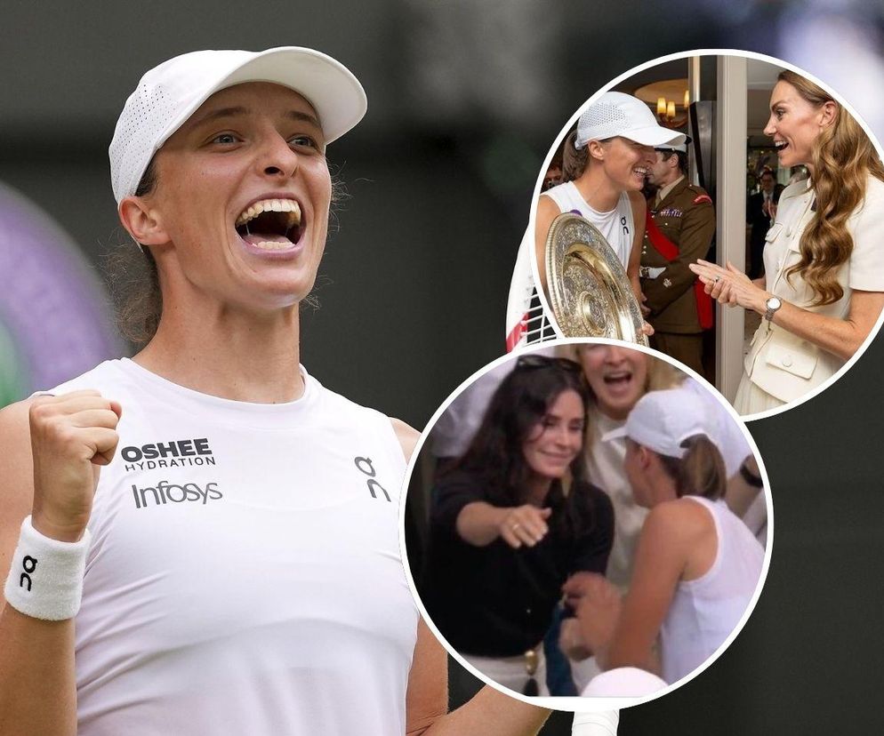 Iga Świątek, księżna Kate, Courtney Cox