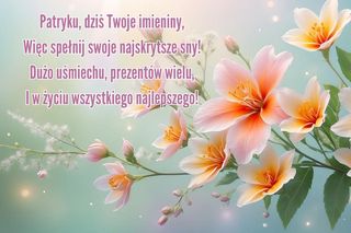 Życzenia imieninowe dla Patryka 17 marca