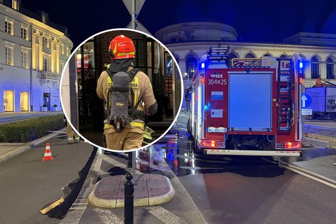 Pożar restauracji na placu Bankowym