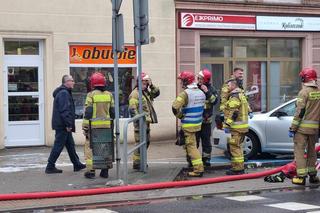Pożar przy ul. Zwycięstwa w Koszalinie