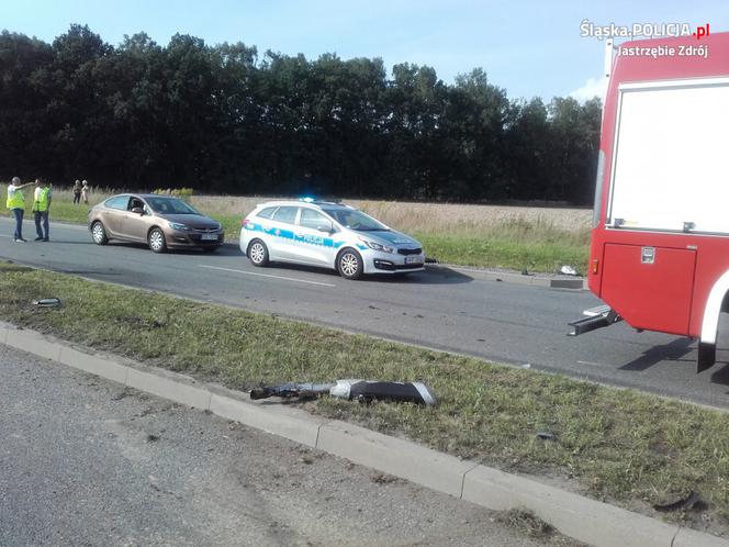 Jastrzębie-Zdrój: Śmiertelny wypadek motocyklisty [ZDJĘCIA]