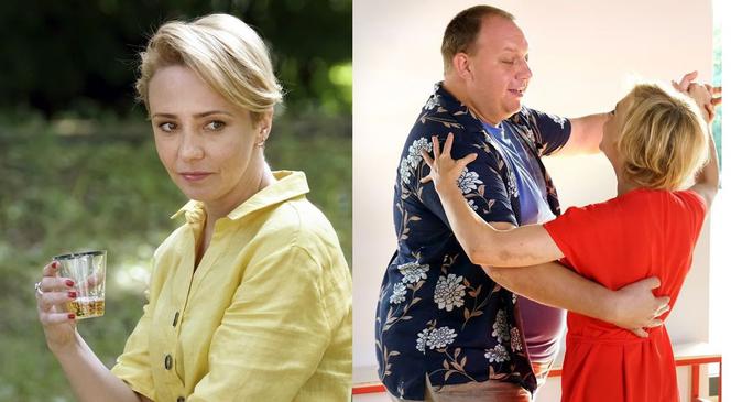 Barwy szczęścia. Andrzej Tomala (Bartłomiej Nowosielski), Sabina (Barbara Kurzaj)