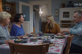 M jak miłość odc. 1410. Artur (Robert Moskwa), Agata (Katarzyna Kwiatkowska), Marysia (Małgorzata Pieńkowska), Barbara (Teresa Lipowska)