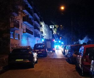 Pożar na Waryńskiego w Łodzi
