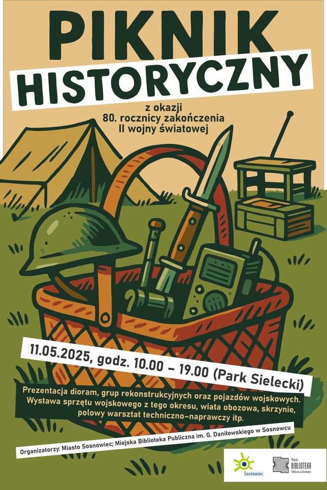 Czołgi i rekonstrukcje historyczne w Sosnowcu. Tak będą celebrować 80. rocznicę zakończenia II wojny światowej
