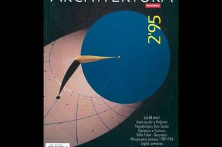 Okładka Miesięcznik Architektura 02/1995