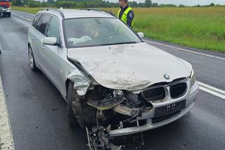 Groźny wypadek w Miłocicach: Toyota zderzyła się z BMW. Są ranni, w tym małe dziecko!