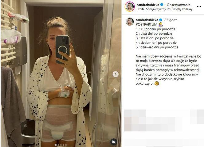 Kubicka pokazała jak naprawdę wygląda jej brzuch po ciąży! 