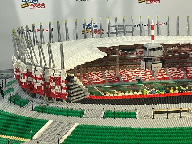 Stadion PGE Narodowy z klocków LEGO