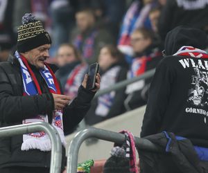 Kibice na meczu Górnik Zabrze - Lech Poznań