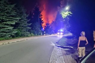 Groźny pożar na Dolnym Śląsku. Ogień strawił budynek i auta osobowe