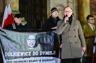Protest w Gdańsku. Mieszkańcy chcą dymisji Dulkiewicz