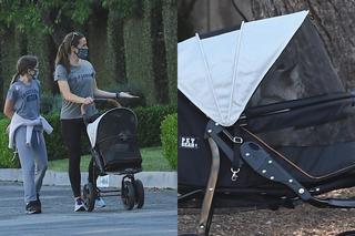 Jennifer Garner na spacerze z dzieckiem? Nie! W tym wózku jest KOT!