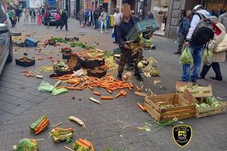 Nielegalny handel na Stawowej w Katowicach ZDJĘCIA