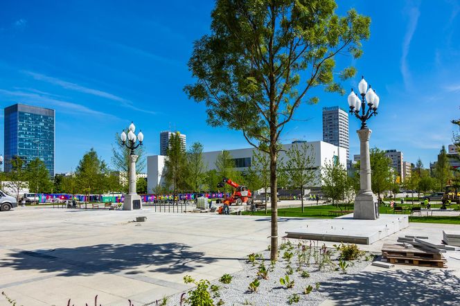 Plac Centralny Warszawa, sierpień 2025