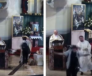Wszedł na ołtarz i rzucił butelką w tabernakulum. Bulwersujące zdarzenie podczas uroczystości Bożego Ciała na Podkarpaciu  