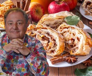Strudel z jabłkami Roberta Makłowicza to deser, który zawsze się udaje. Jabłka, cynamon i cienkie ciasto