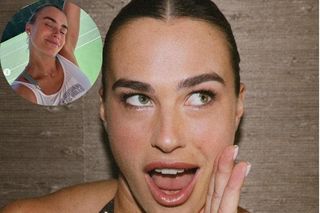 Aryna Sabalenka cała spocona pręży się w przemoczonej koszulce. Okulary parują od samego patrzenia [ZDJĘCIA] 