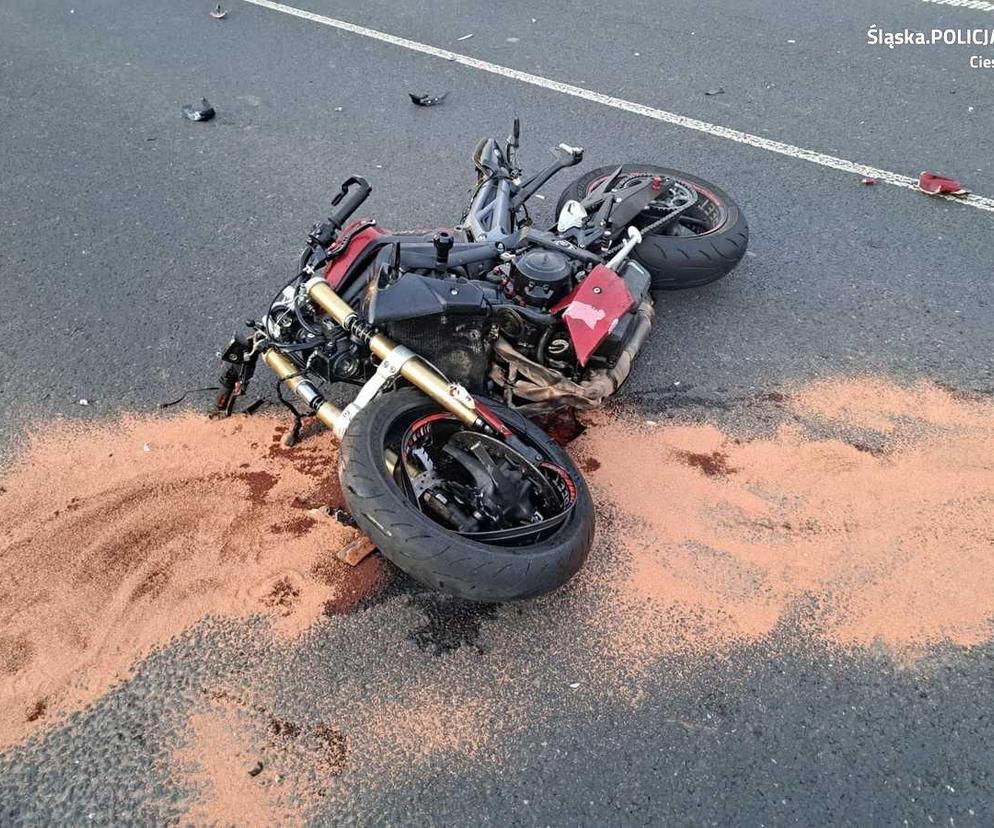 Tragedia w Ustroniu. Zginął 19-letni motocyklista. Kobieta nie ustąpiła mu pierwszeństwa