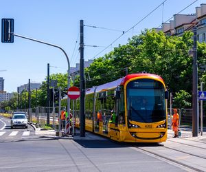 Tramwaj na Gagarina w Warszawie