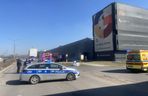 Pożar hali przy Modlińskiej 6D w Warszawie (20.03.2025)