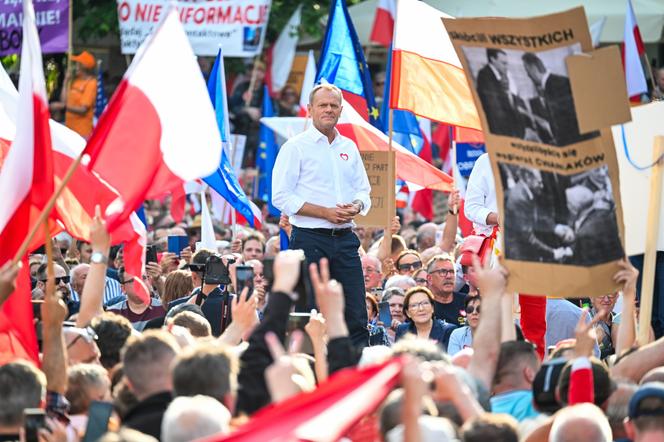 Marsz opozycji w Poznaniu.