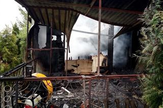 Pożar w Sławniowicach. Strażacy znaleźli zwęglone zwłoki
