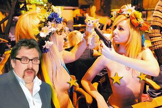Ukraińskie FEMINISTKI chcą wykończyć Węglarczyka - ZDJĘCIA