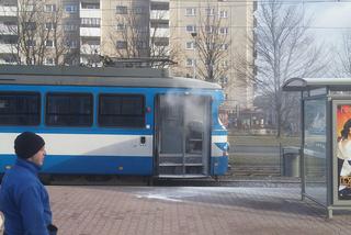 Kraków: Na przystanku Piasta Kołodzieja płonął tramwaj