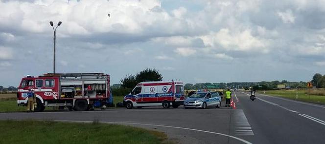 Motocyklista zginął w wypadku na DK 22