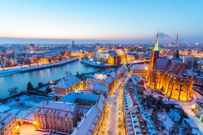 Ośnieżony Wrocław wydaje się stworzony do fotografowania