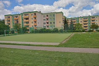 Pół boiska w Kielcach