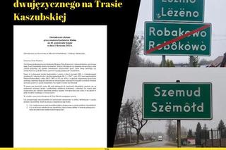 Ministerstwo nie zgadza się na ustawienie dwujęzycznych tablic na Trasie Kaszubskiej