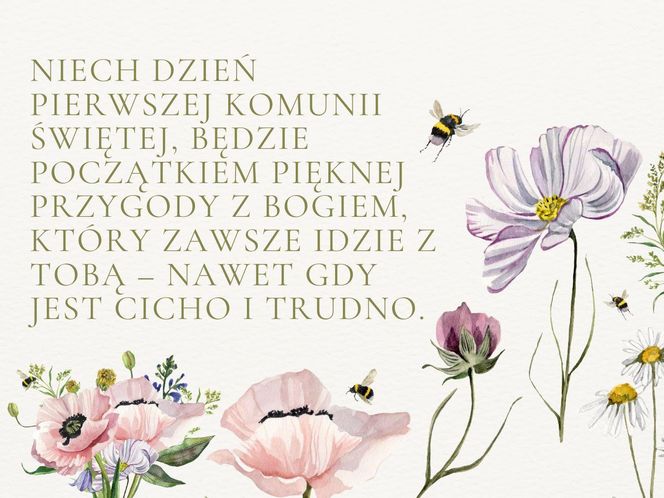 e-kartki z okazji Pierwszej Komunii Świętej