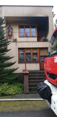 Głęboki Bród. Pożar domu. Ogień pojawił się w kuchni