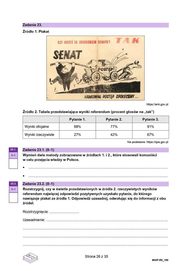 Matura historia rozszerzona 2024