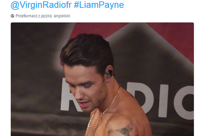 Liam Payne topless