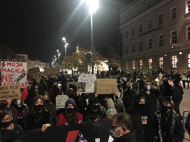 Strajk rozpoczął się na Placu Litewskim